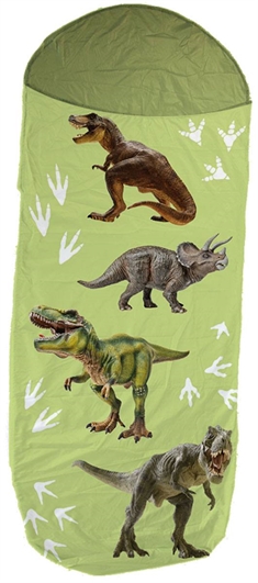 Børnesovepose - Med dinosaurer print - 70x140 cm - vandafvisende 